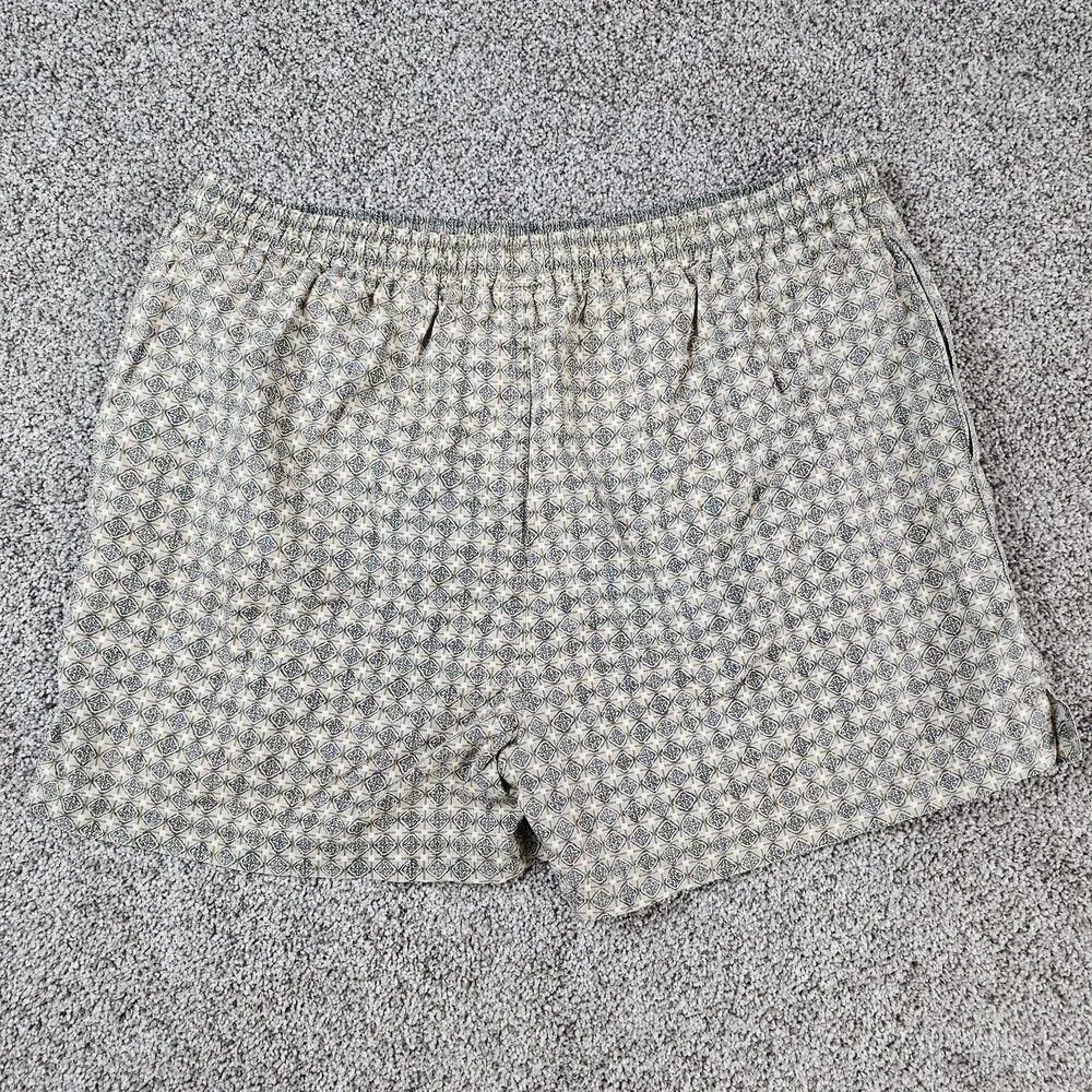 Vintage Chaps Ralph Lauren Shorts Mens XL Swim Trunks Lined Geometric AOP 90s